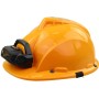 Přilba dětská bezpečnostní oranžová ochranná helma na baterie Světlo