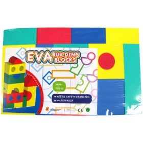 Puzzle Kostky pěnové barevné soft set 15 ks lehké