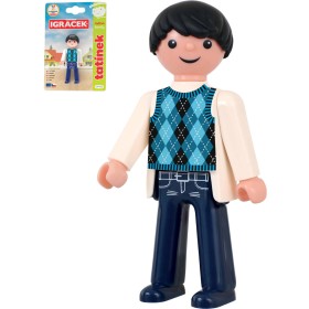 EFKO IGRÁČEK Tatínek rodina figurka kloubová na kartě