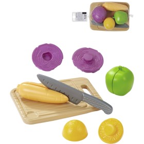 ECOIFFIER Krájecí sada kuchyňská zelenina set s nožíkem a prkýnkem plast