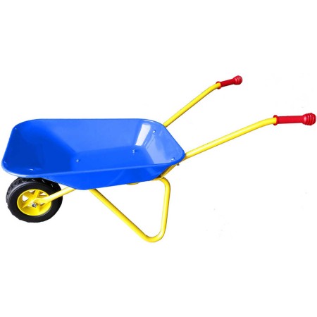 Kolečko Yupee modré 78x40x32cm dětská kovová kolečka na písek