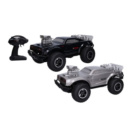 RC Auto terénní velká kola na vysílačku 2,4GHz na baterie 2 barvy