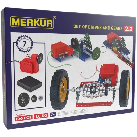 MERKUR 2.2 Pohony velké * KOVOVÁ STAVEBNICE *