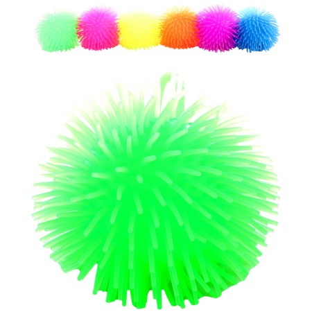 Míček ježatý soft měkký antistresový balonek ježek s třásněmi 6 barev