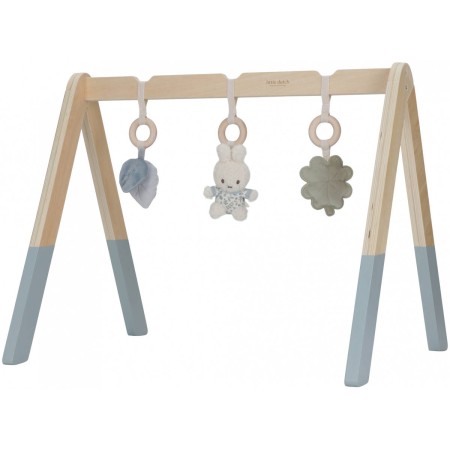 LITTLE DUTCH DŘEVO Baby hrazdička Miffy Lucky Leaves pro miminko