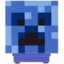 Minecraft Crepper dekorativní modrá lampa na baterie LED Světlo Zvuk