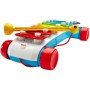 FISHER PRICE Baby xylofon tahací zábavný na kolečkách 8 kláves plast