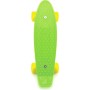 Skateboard dětský pennyboard zelený 43cm plastové osy žlutá kola