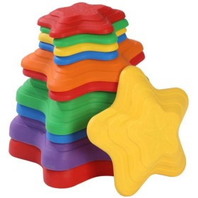 MERCO Balanční kameny hvězdice set 11ks pro rozvoj motoriky