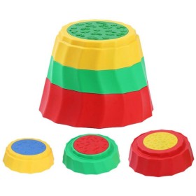 MERCO Balanční kameny lesní pařezy set 3ks pro rozvoj motoriky