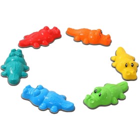 MERCO Balanční kameny krokodýl set 6ks pro rozvoj motoriky