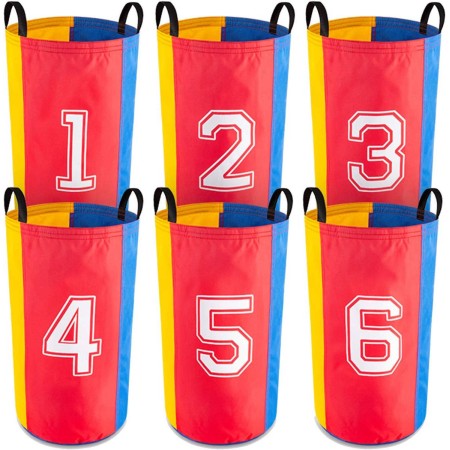 MERCO Hra skákací pytel barevný 50x70cm čísla set 6ks