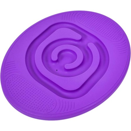 MERCO Hra balanční deska ovál s kuličkovým bludištěm fialová