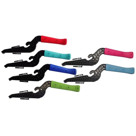 Brzdy (ručky) k bobům, brzdicí páka sada 2ks na boby FLASH, SUPERJET, TRON barva tyrkysová