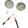Badmintonový set 2 pálky 65cm + košíček v pouzdře na zip 2 barvy