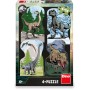 DINO Puzzle Jurský svět 4x54 dílků 13x19cm skládačka