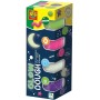 SES CREATIVE Modelína baby svítící ve tmě vegan set 4 neon barvy 4x90g