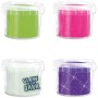 SES CREATIVE Modelína baby svítící ve tmě vegan set 4 neon barvy 4x90g