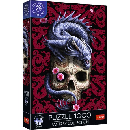 TREFL PUZZLE Fantasy Collection Orientální drak 48x68cm skládačka 1000 dílků