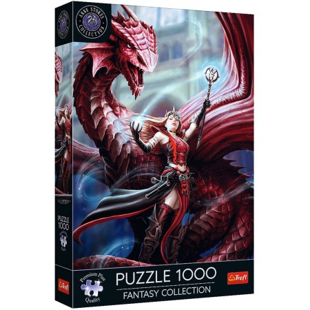 TREFL PUZZLE Fantasy Collection Šarlatový mág 48x68cm skládačka 1000 dílků