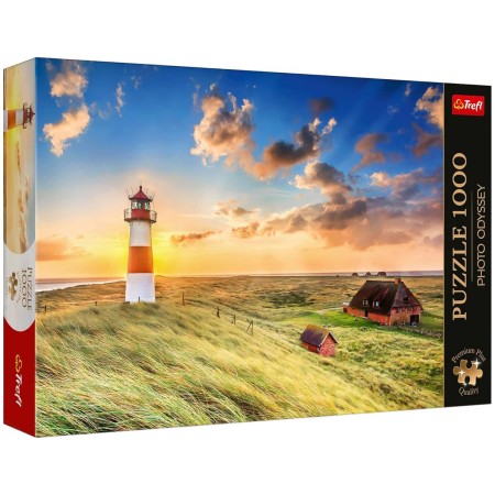 TREFL PUZZLE PREMIUM Photo Odyssey Maják List-Ost 68x48cm 1000 dílků