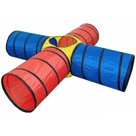 Tunely dětské prolézací 250x250x48cm set prolézadlo kříž v krabici