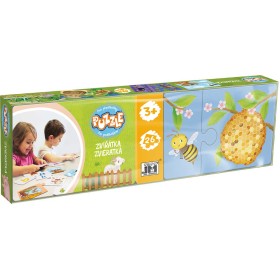 JIRI MODELS Puzzle naučné Zvířátka pro předškoláky 26 dílků