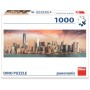DINO Puzzle panoramatické 1000 dílků Manhattan za soumraku 95x33cm