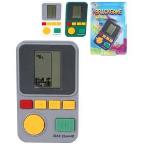Hra retro digitální konzole Tetris Brick Game padající kostky na baterie Zvuk