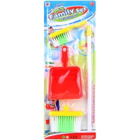 Uklízecí set smeták 2ks + lopatka malá uklízečka plast na kartě