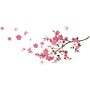 Samolepka na zeď Sakura třešňový květ samolepicí nástěnná dekorace