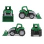 LENA Workies auto traktor baby 14cm pracovní stroj se lžící zelený plast