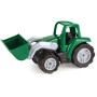 LENA Workies auto traktor baby 14cm pracovní stroj se lžící zelený plast
