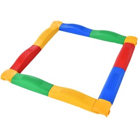 MERCO Balanční motorická protiskluzná dráha vlnky čtverec 12 dílků