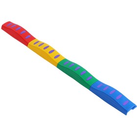 MERCO Balanční akupresurní protiskluzná dráha vlnky had 4 dílky