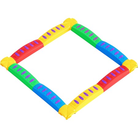 MERCO Balanční akupresurní protiskluzná dráha vlnky čtverec 12 dílků