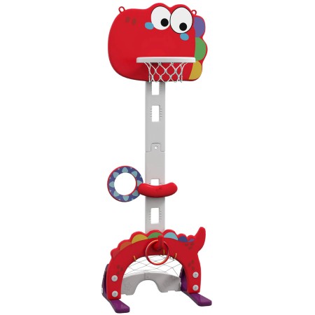 MERCO Basketbalový koš multifunkční dětský se stojanem krokodýl