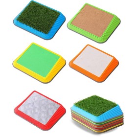 MERCO Nášlapy balanční různé povrchy set 5ks pro rozvoj motoriky