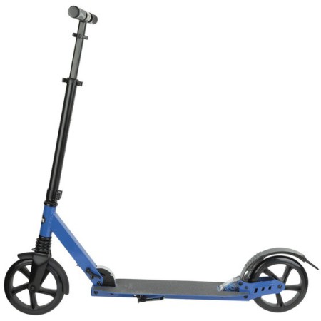 CRIVIT Koloběžka Big Wheel 8" modrá skládací s odpružením