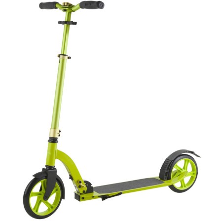 CRIVIT Koloběžka Big Wheel 8" limetková skládací hliníkový rám