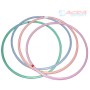 ACRA Obruč gymnastická hula hoop 70cm dětský fitness kruh 4 barvy