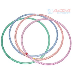 ACRA Obruč gymnastická hula hoop 70cm dětský fitness kruh 4 barvy