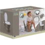 DOLU Dětská toaleta XL baby WC šedá na baterie Světlo Zvuk