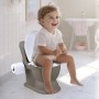 DOLU Dětská toaleta XL baby WC šedá na baterie Světlo Zvuk