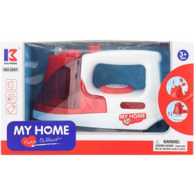 Žehlička bílá dětská funkční napařovací na vodu na baterie Světlo Zvuk