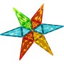 GEOMAG Magnetic Tiles Gems raketa 32 dílků magnetická STAVEBNICE