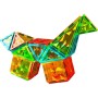 GEOMAG Magnetic Tiles Gems raketa 32 dílků magnetická STAVEBNICE