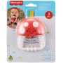 FISHER PRICE Baby kousátko chrastítko muchomůrka pro miminko na baterie Světlo
