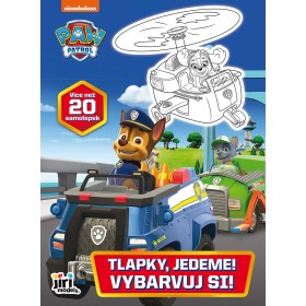 JIRI MODELS Vybarvuj si! Tlapky, jedeme! omalovánky Tlapková patrola
