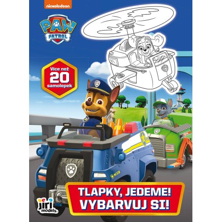 JIRI MODELS Vybarvuj si! Tlapky, jedeme! omalovánky Tlapková patrola